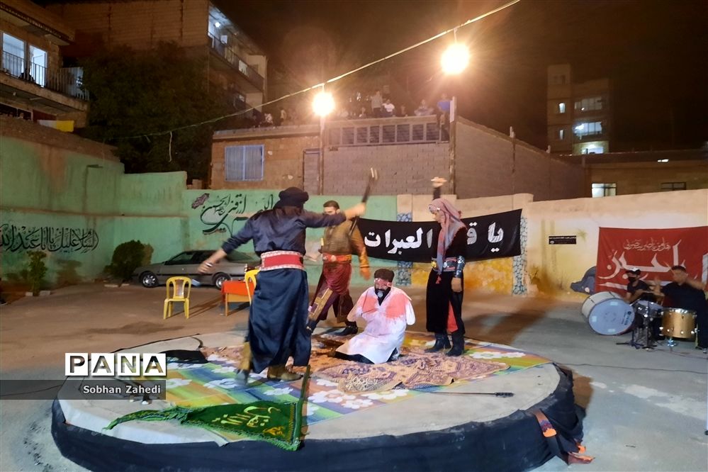 برگزاری مراسم شبیه‌خوانی در رودهن