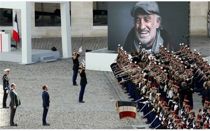 نوای موسیقی «موریکونه» در مراسم وداع با «بلموندو»