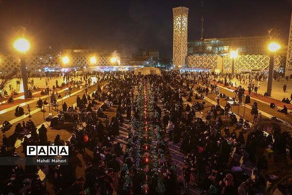 مراسم شب شهادت حضرت رقیه(س) در میدان امام حسین (ع)