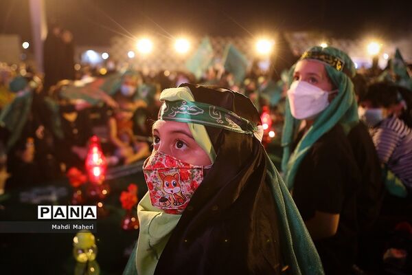 مراسم شب شهادت حضرت رقیه(س) در میدان امام حسین (ع)