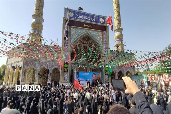 تشییع پیکر مطهر شهید محمد اینانلو در البرز