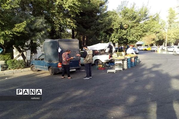 ایستگاه همیار سلامت گروه جهادی شهید علمدار با هدف کمک به کنترل بیماری کرونا