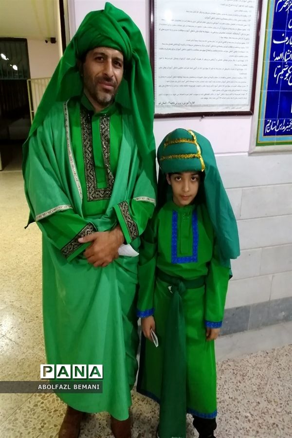 تعزیه خوانی در هنرستان ثامن الائمه(ع) قم