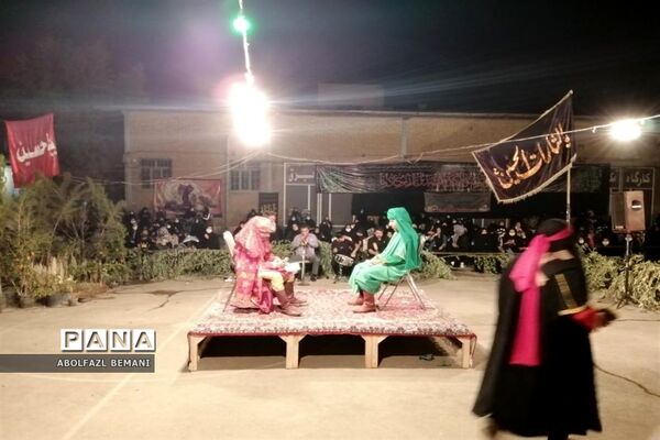 تعزیه خوانی در هنرستان ثامن الائمه(ع) قم