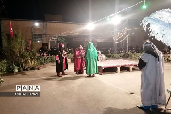 تعزیه خوانی در هنرستان ثامن الائمه(ع) قم