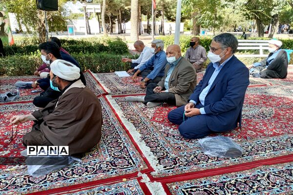 اقامه اولین نماز جمعه توسط امام جمعه جدید شهرستان کاشمر