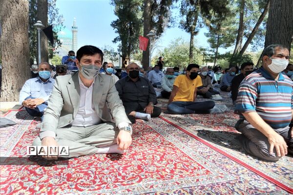 اقامه اولین نماز جمعه توسط امام جمعه جدید شهرستان کاشمر