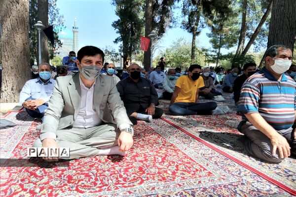 اقامه اولین نماز جمعه توسط امام جمعه جدید شهرستان کاشمر