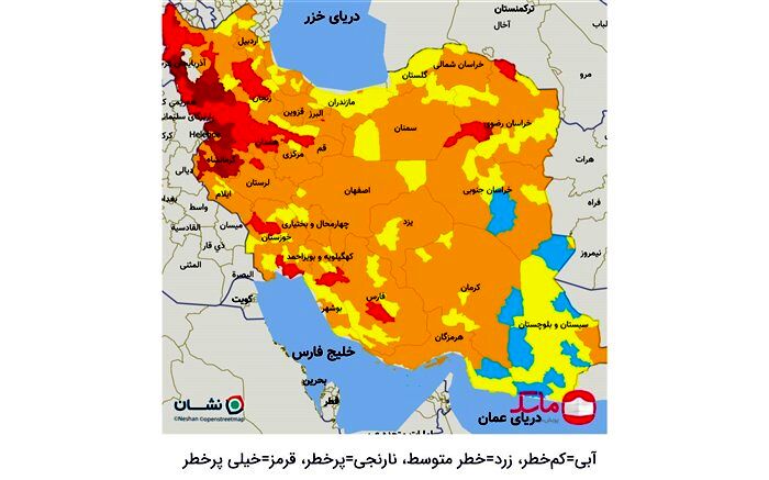 تهران از وضعیت قرمز خارج شد