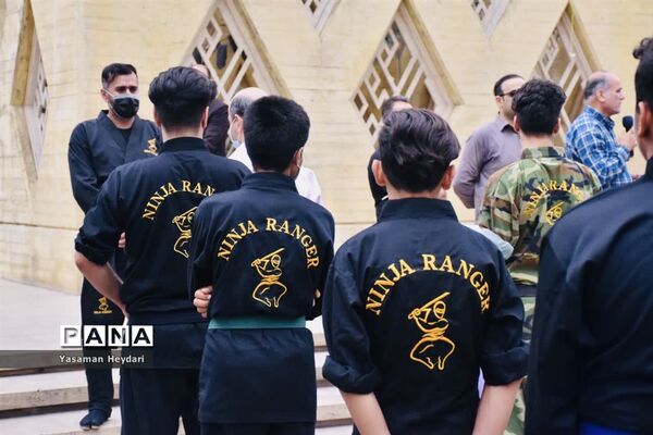 مراسم عطر افشانی و غبارروبی شهدای خوشنام