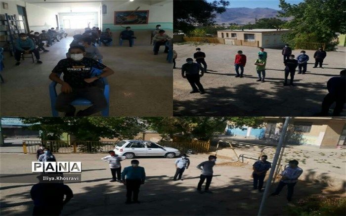 برگزاری جلسه هم‌اندیشی مدیر دبیرستان صدرا با دانش‌آموزان