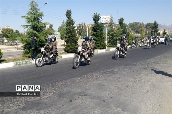 برگزاری رژه موتوری به مناسبت 31 شهریور در کاشمر