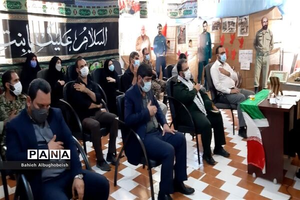 افتتاح نمایشگاه ایثار و مقاومت در شهرستان حمیدیه