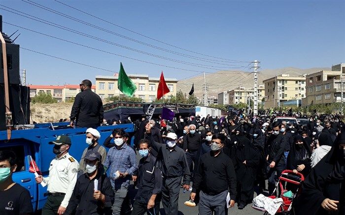 راهپیمایی جاماندگان‌ اربعین‌ حسینی در پردیس