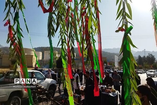 مراسم پیاده‌روی و عزاداری جاماندگان اربعین حسینی در شهر یاسوج
