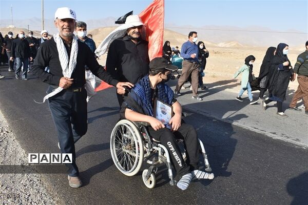 همایش جاماندگان اربعین حسینی در بهاباد