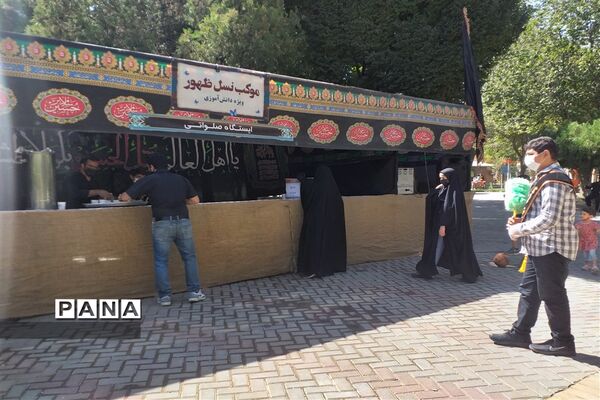 برپایی موکب نسل ظهور در شهرستان گلپایگان