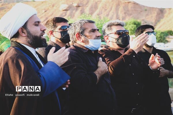 مراسم پیاده روی جاماندگان اربعین حسینی در شهرستان امیدیه