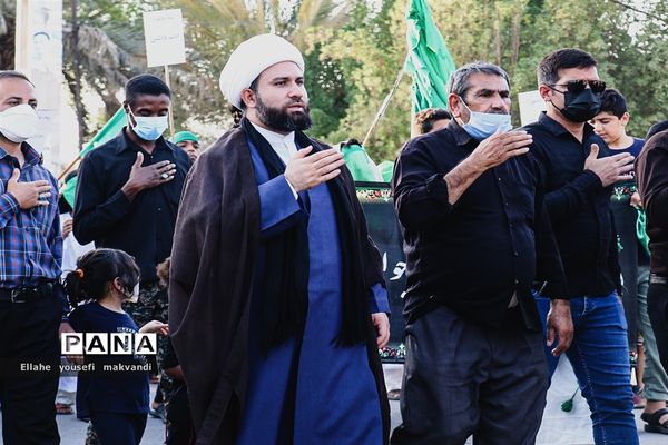 مراسم پیاده روی جاماندگان اربعین حسینی در شهرستان امیدیه