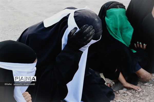 مراسم پیاده روی جاماندگان اربعین حسینی در شهرستان امیدیه