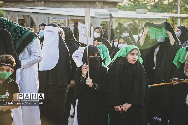 مراسم پیاده روی جاماندگان اربعین حسینی در شهرستان امیدیه