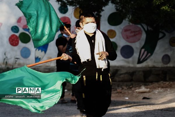 مراسم پیاده روی جاماندگان اربعین حسینی در شهرستان امیدیه