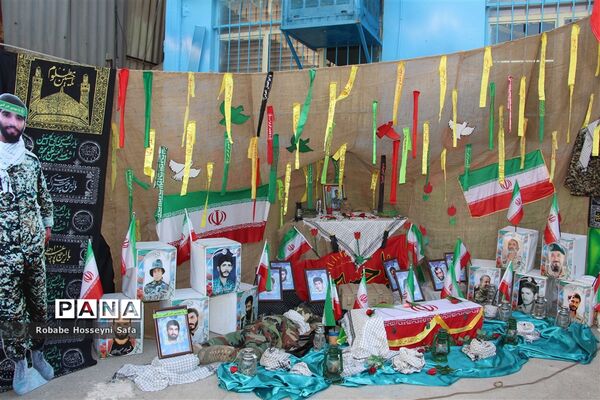 آیین بازگشایی مدارس منطقه ۱۷، در مدرسه شهدای گمنام