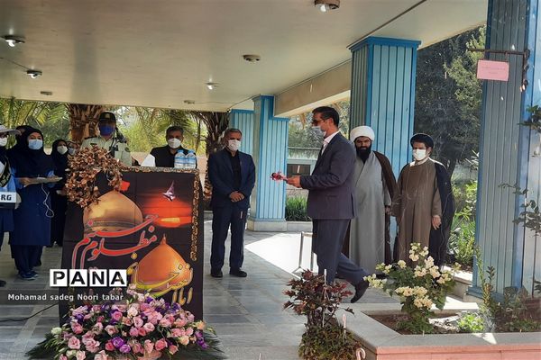 نواختن زنگ مهر و نواختن زنگ ایثار و فداکاری در منطقه ۱۵