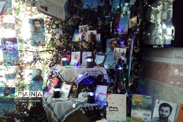 نواختن زنگ ایثار در دبیرستان شاهد بهشت رباط کریم