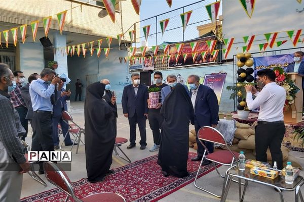 مراسم بازگشایی مدارس ناحیه 2