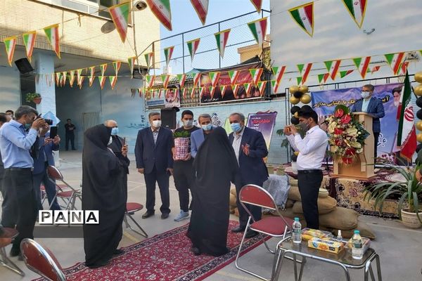 مراسم بازگشایی مدارس ناحیه 2