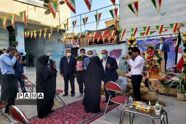 مراسم بازگشایی مدارس ناحیه 2