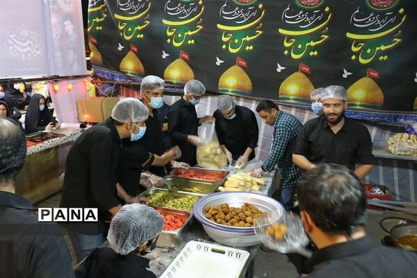 برپایی موکب الشهدا در ایام اربعین حسینی