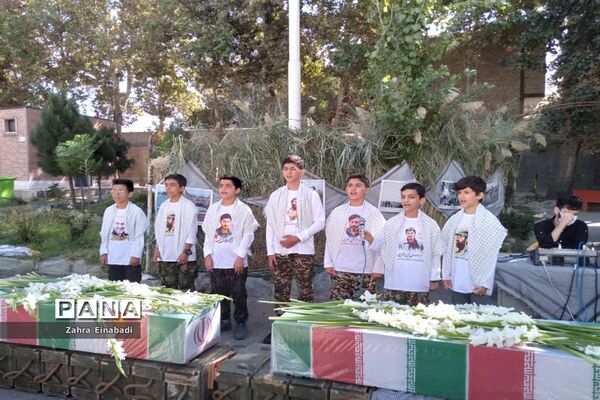 برگزاری مراسم گرامیداشت شهدا در اداره آموزش و پرورش ملارد