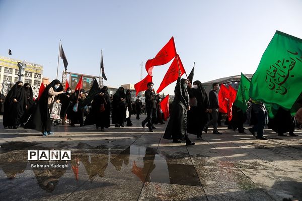 مراسم پیاده روی جاماندگان اربعین حسینی