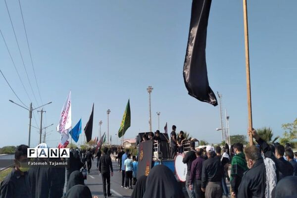 پیاده‌روی جاماندگان اربعین حسینی در بوشهر