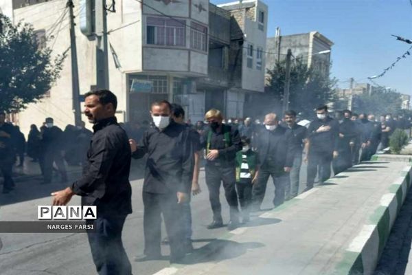 عزاداری اربعین حسینی(ع) در شهر جعفریه قم