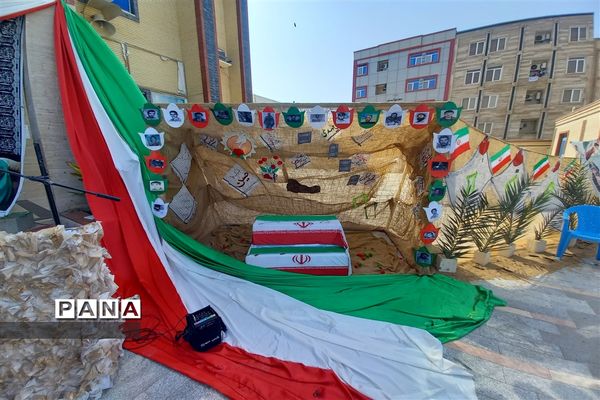 آیین نواختن زنگ ایثار و مقاومت در مدارس چابهار