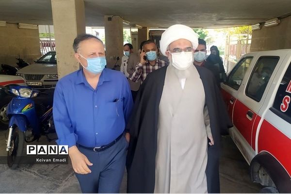 بازدید نماینده ولی فقیه در استان و امام جمعه بوشهر از اورژانس بوشهر