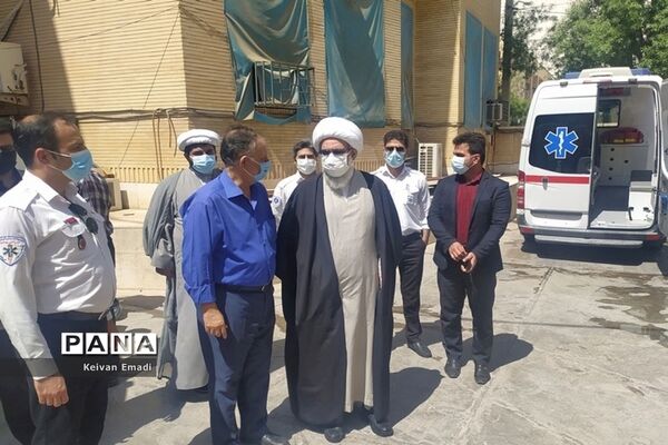 بازدید نماینده ولی فقیه در استان و امام جمعه بوشهر از اورژانس بوشهر