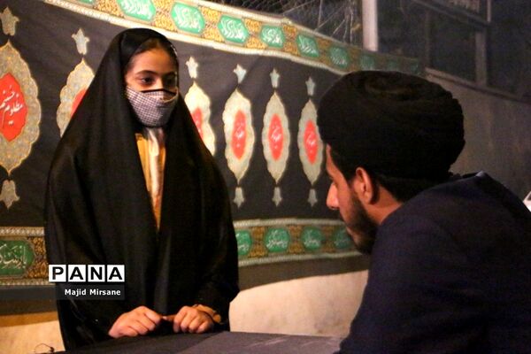 برپایی موکب حضرت خدیجه (س) در منطقه ۱۴