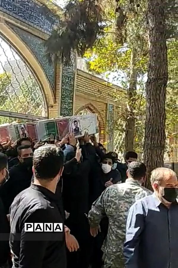 برگزاری مراسم تشییع شهید عابدی در مشکین دشت کرج
