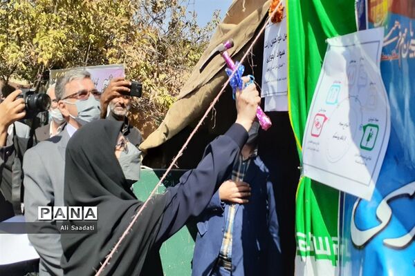 نواختن زنگ آغاز فعالیت مدارس عشایری خراسان رضوی