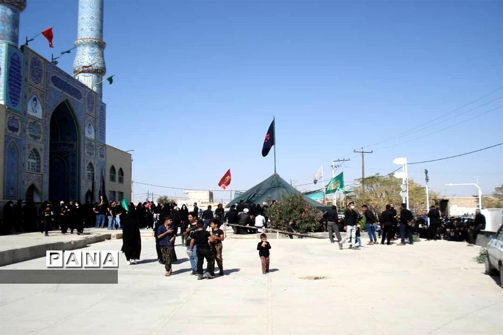 مراسم پیاده‌روی به مناسبت ۲۸ صفر در مهردشت ابرکوه
