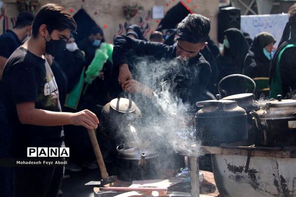 برپایی موکب سلطان خراسان توسط خادمیاران رضوی منطقه ۱۴