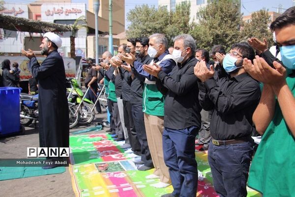 برپایی موکب سلطان خراسان توسط خادمیاران رضوی منطقه ۱۴