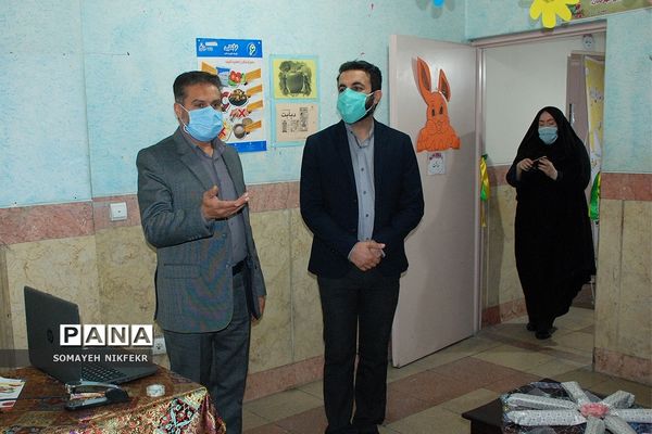 آیین افتتاح اتاق بهداشت درسه دبستان ناحیه یک ری، به مناسبت هفته سلامت