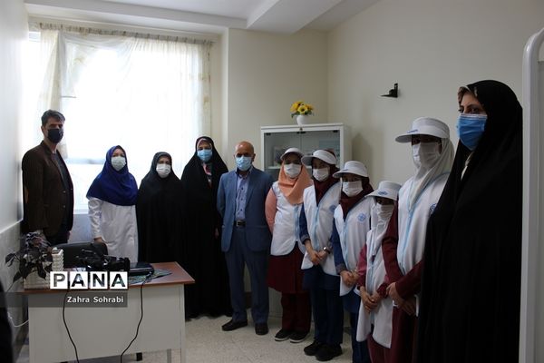 مراسم افتتاح تجهیزات اتاق بهداشت آموزشگاه شهید زین‌الدین آموزش و پرورش اسلامشهر