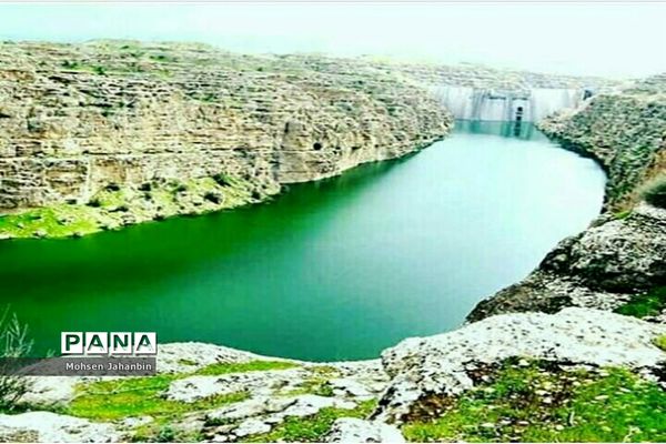 سد مخزنی رئیس‌ علی دلواری در بخش شبانکاره استان بوشهر