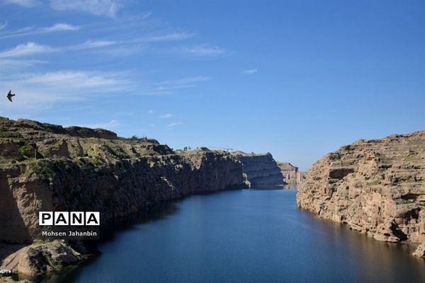 سد مخزنی رئیس‌ علی دلواری در بخش شبانکاره استان بوشهر